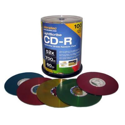 Duplicator Grade Rainbow - CD-R x 100 - 700 MB - storage media