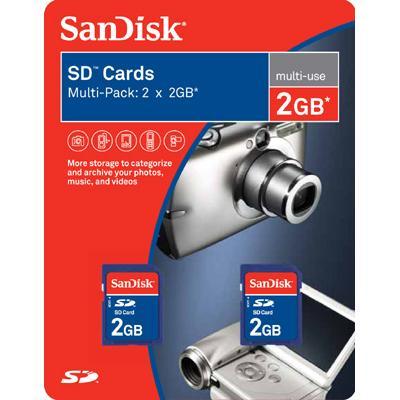 flash memory card - 2 GB - SD