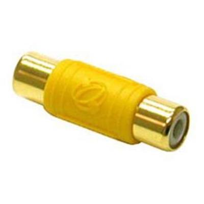 Cables To Go 29507 75 Ohm RCA Video Coupler Video coupler composite video RCA F to RCA F yellow