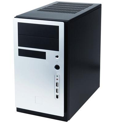 4-Drive Bays MicroATX Tower Case with 80PLUS Certified Power Supply