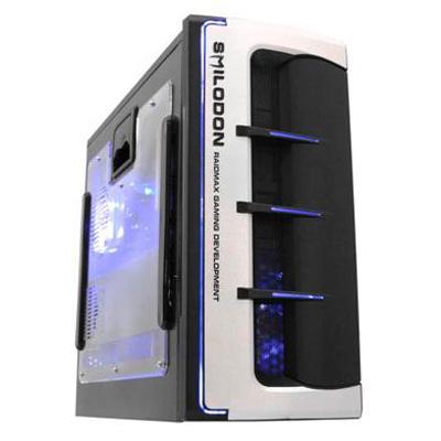 Smilodon ATX-612W Mid-Tower Computer Case with 500W Power Supply - Black