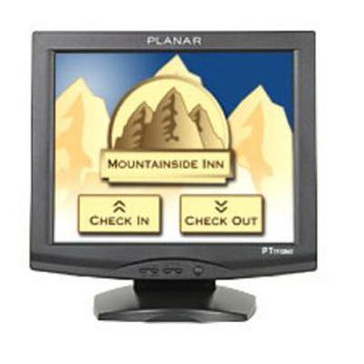 PT1710MX-BX 17 Resistive Touch LCD Monitor - Dual Serial/USB - Black