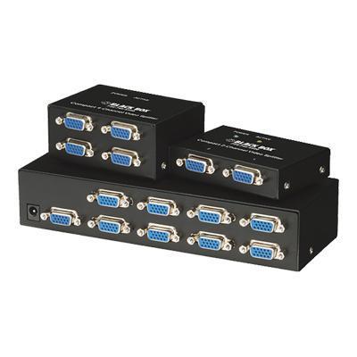 Black Box AC1056A-4 Compact VGA Video Splitter - Video splitter - 4 x VGA - desktop Black Box AC1056A-4 Compact VGA Video Splitter - Video splitter - 4 x VGA - desktop