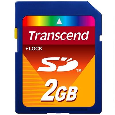 Transcend TS2GSDC Flash memory card 2 GB SD