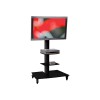 SMS Flatscreen FH MT 2000 - Stand for plasma panel - aluminum steel - black powder coat -... by Draper INC.