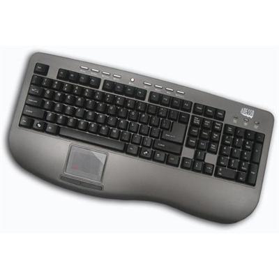 Adesso AKB 430UG Win Touch with Glidepoint Touchpad Keyboard USB black dark gray