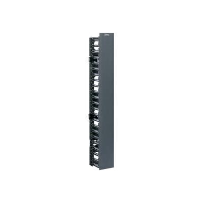 Panduit WMPVF45E NetRunner Vertical Cable Management Rack cable management panel vertical black 45U