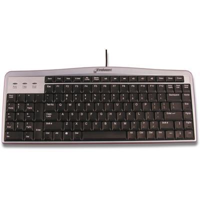 Evoluent KB1 SB Mouse Friendly Keyboard Silver Black