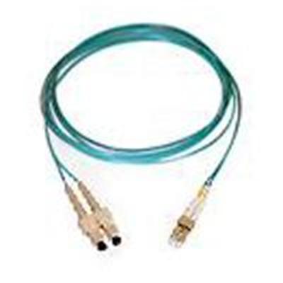 Unirise USA FJ5GLCLC 01M 1 Meter LC LC OM3 Fiber Optic Cable 10Gig Aqua PVC Jacket 50 125 MM DX
