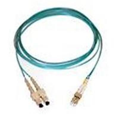 Unirise USA FJ5GLCLC 03M 3 Meter LC LC OM3 Fiber Optic Cable 10Gig Aqua PVC Jacket 50 125 MM DX