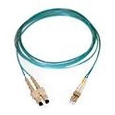 Unirise USA FJ5GLCLC 05M 5 Meter LC LC OM3 Fiber Optic Cable 10Gig Aqua PVC Jacket 50 125 MM DX