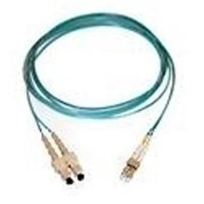 Unirise USA FJ5GLCLC 10M 10 Meter LC LC OM3 Fiber Optic Cable 10Gig Aqua PVC Jacket 50 125 MM DX