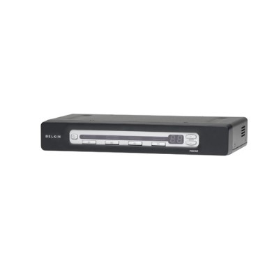 Linksys F1DA104Z PRO3 4 Port KVM Switch PS 2 and USB In Out