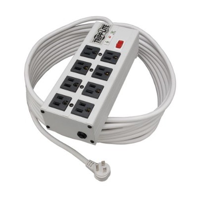 TrippLite ISOBAR825ULTRA Isobar Surge Protector Metal 8 Outlet 25 Cord 3840 Joules Surge protector output connectors 8