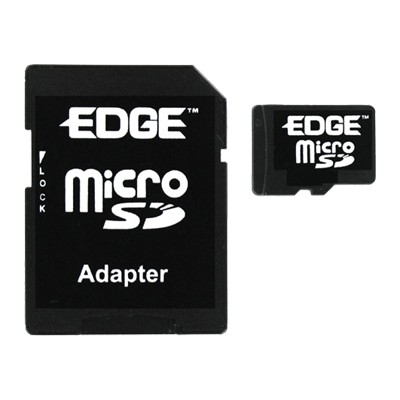 Edge Memory PE214470 Flash memory card SD adapter included 1 GB microSD