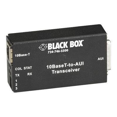 Black Box LE180A Transceiver Ethernet 10Base T AUI