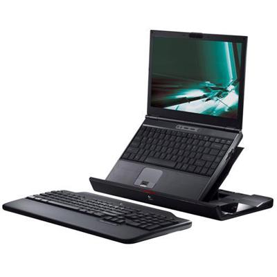 Alto Notebook Stand with Wireless Keyboard.  Holds notebooks up to 15.4