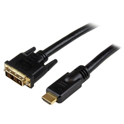 StarTech.com HDMIDVIMM30 30 ft HDMI to DVI D Cable M M Video cable single link HDMI DVI HDMI M to DVI D M 30 ft black