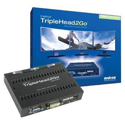 Matrox T2G D3D IF eXpansion Module TripleHead2Go Digital Edition video converter DVI VGA DVI VGA