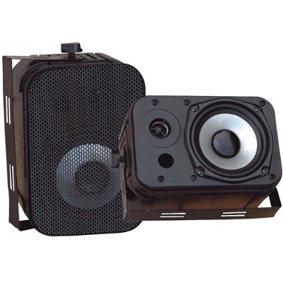 Pyle PDWR40B 5.25 Indoor/Outdoor Waterproof Speakers - Black Pair Pyle PDWR40B 5.25 Indoor/Outdoor Waterproof Speakers - Black Pair