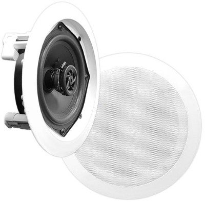 Pyle PDIC81RD In-Wall / In-Ceiling Dual 8-inch Speaker System 2-Way Flush Mount - White Pair Pyle PDIC81RD In-Wall / In-Ceiling Dual 8-inch Speaker System 2-Way Flush Mount - White Pair