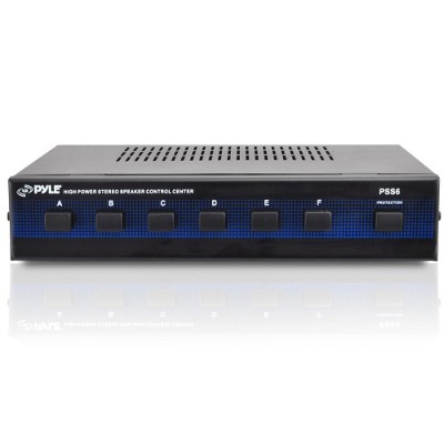 Pyle PSS6 PSS6 6-Channel High Power Stereo Speaker Selector Pyle PSS6 PSS6 6-Channel High Power Stereo Speaker Selector