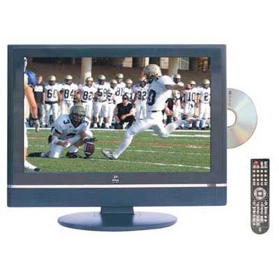 19'' Hi-Definition LCD Flat Panel TV with Built-In DVD Player and ATSC/NTSC Tuner