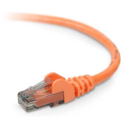 Belkin A3L980 07 ORG S High Performance Patch cable RJ 45 M to RJ 45 M 7 ft UTP CAT 6 molded snagless orange for Omniview SMB 1x16 SMB 1x8
