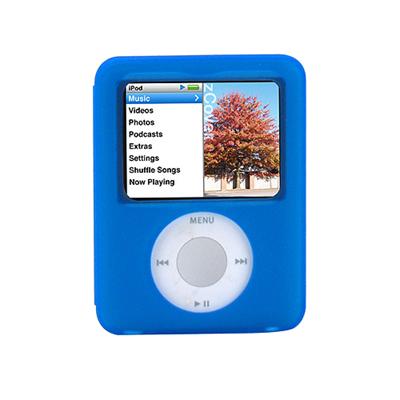 iSA micro3 Silicone Case Original Pack fits Apple iPod nano (3rd Gen.) BLUE