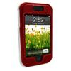 Executive OVRMLD Leather Hard Case for iPhone - Red