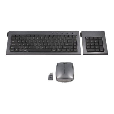 SlimBlade Media Notebook Set - keyboard and mouse set