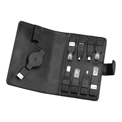 All-in One Retractable Cable USB cable kit - 4 ft