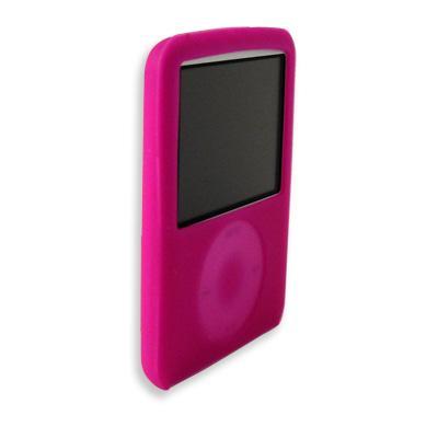 dermaSHOT Silicone Skin Case for Apple 3rd Generation iPod nano - Hot Pink
