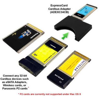 Addonics ADEXC34CB ExpressCard Cardbus Adapter ADEXC34CB CardBus adapter ExpressCard