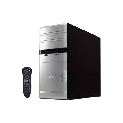 PC Case 4114 series Metallic Silver Black Steel ATX Mid Tower Computer Case with Media Center Remote Control by Enlight