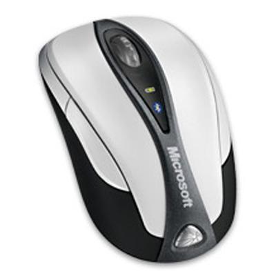 Bluetooth Notebook Mouse 5000 - Mouse - laser - 4 button(s) - wireless - Bluetooth - gray white - retail