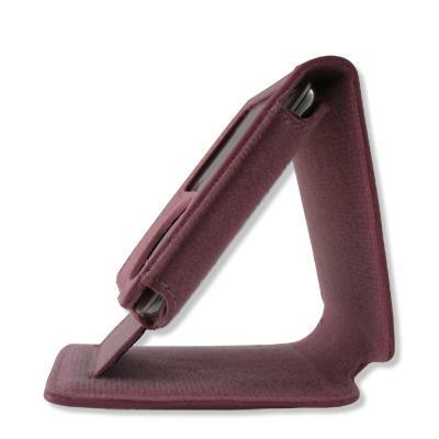 Leather Kickstand Case for Apple 3rd Generation iPod Nano - Pink