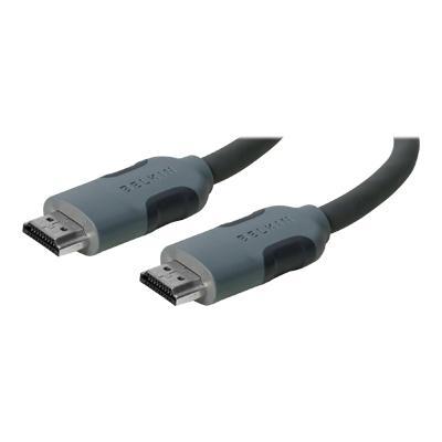 Belkin AM22302 12 HDMI cable HDMI M to HDMI M 12 ft double shielded dark gray