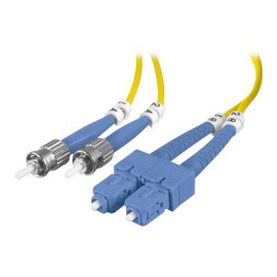 Belkin F2F80207 05M Patch cable ST PC single mode M to SC PC single mode M 16.4 ft fiber optic 8.3 125 micron OS1 yellow B2B
