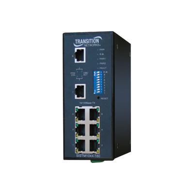 Managed Redundant Industrial Switch Standard Operating Temperature - Switch - 6 ports - EN Fast EN - 10Base-T 100Base-TX + 2x100BaseTX(uplink)
