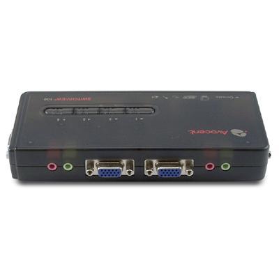 Switchview 100 Series Desktop Kvm Switch - Kvm / Audio Switch - 4 Ports - Desktop
