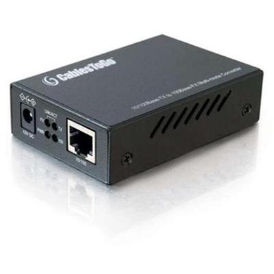 Cables To Go 26630 Fiber media converter 10Base T 100Base FX 100Base TX RJ 45 SC multi mode up to 1.2 miles