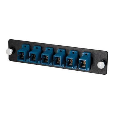 Cables To Go 31110 Q Series Fiber Distribution System 6 Strand SC PB Insert MM SM Blue SC Patch panel adapter blue