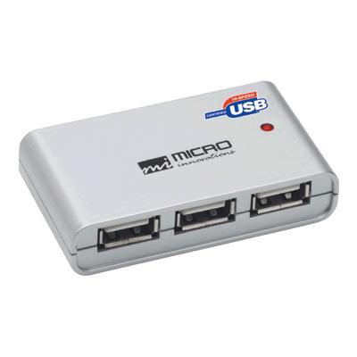 Hi-Speed 4-Port USB Hub - Hub - 4 ports - Hi-Speed USB
