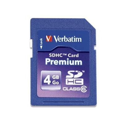 Verbatim 96171 Flash memory card 4 GB Class 10 SDHC for P N 97705 97706 97709