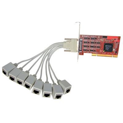 Comtrol 30002-1 Rocketport Infinity Octacable Rj45 - Serial Adapter - Pci-x - Rs-232/422/485 X 8