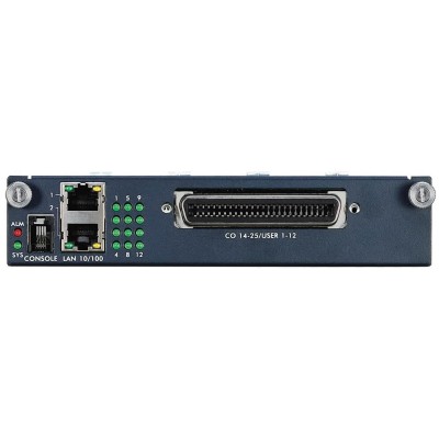 12-Port ADSL/ADSL2/ADSL2+ Annex A (over POTS) line module in IES-1000