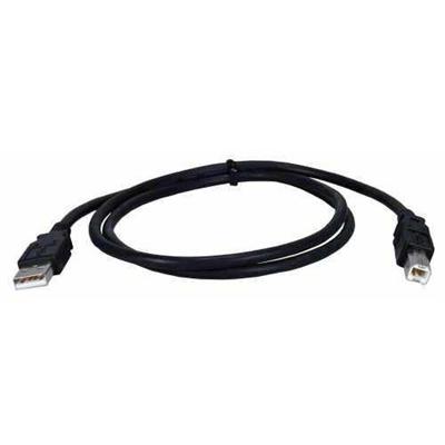 QVS CC2209C 06 USB cable USB F to USB Type B F USB 2.0 6 ft black