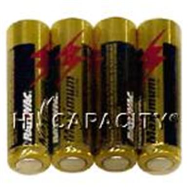 4x 1.5  Volts AA Alkaline Batteries