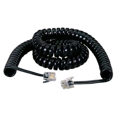 Modular Coiled Handset Cords handset cable - 6 ft